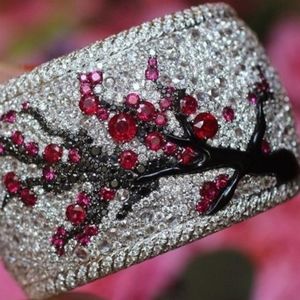 Cherry blossom ring size 8